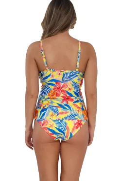 Sunsets Tank|Tankinis-Forever Underwire Bra Tankini Top (D+ Cup)