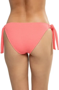 MaxSwim Tie Side|Hipster-Frankie Textured Tie Side Hipster Bikini Bottom