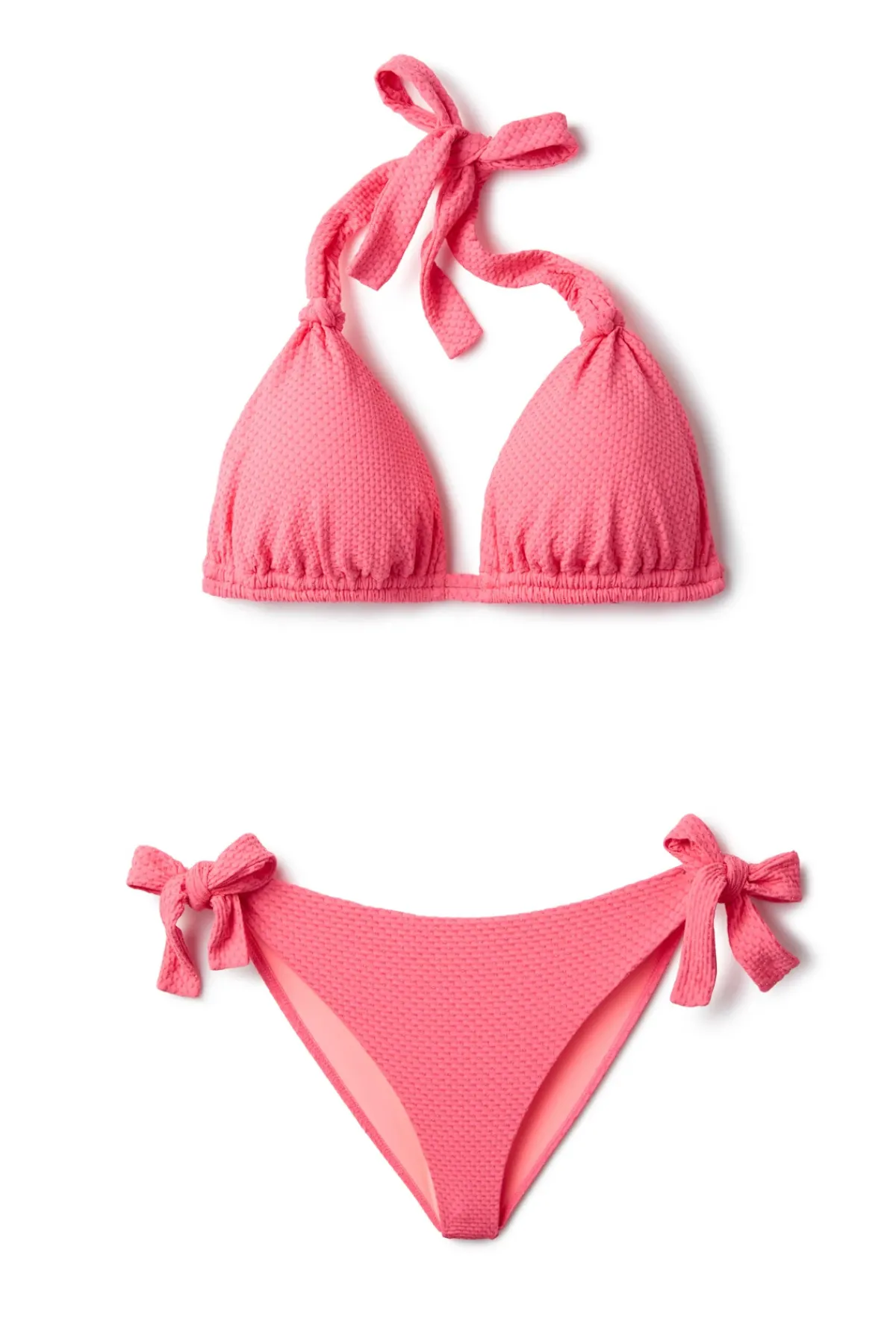 MaxSwim Tie Side|Hipster-Frankie Textured Tie Side Hipster Bikini Bottom