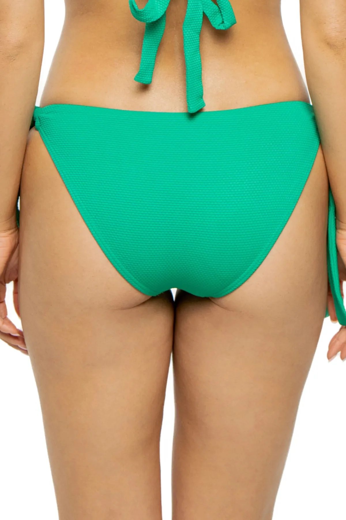 MaxSwim Tie Side|Hipster-Frankie Textured Tie Side Hipster Bikini Bottom