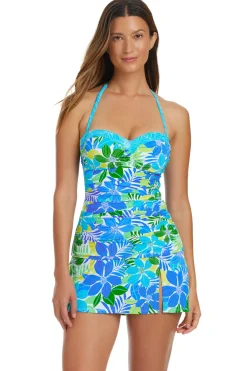 Bleu Rod Beattie Halter|Bandeau-Fresh Takes Bandeau Tankini Top