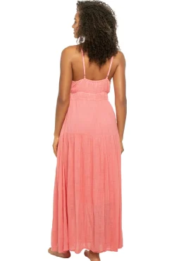 Elan Sundresses-Front Tie Maxi Dress