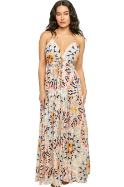 Elan Sundresses-Front Tie Maxi Dress