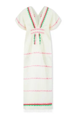 Lemlem Caftans-Gasira Plunge Caftan