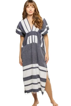 Lemlem Caftans-Gasira V-Neck Caftan