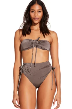 Vitamin A Bandeau|Bikinis-Gemma Ruched Bandeau Top