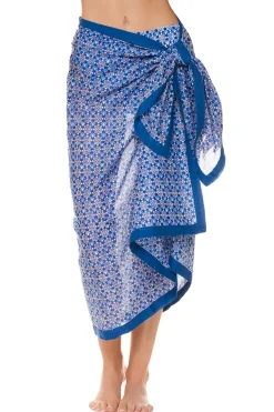 Helen Jon Sarongs / Pareos-Geometric Tile Pareo