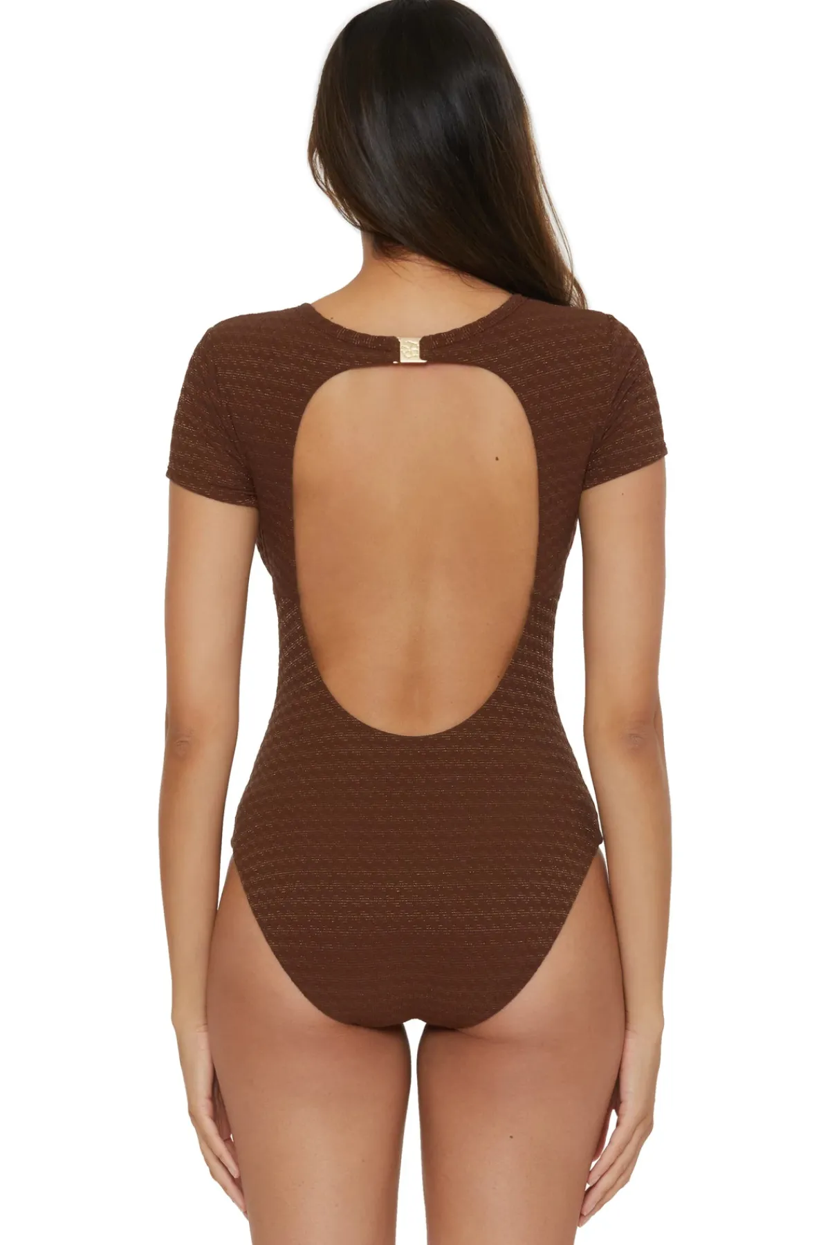 Trina Turk Plunge|One Pieces-Glimmer One Piece Swimsuit
