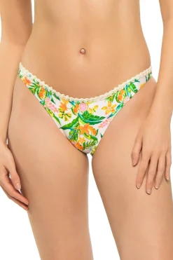Kulani Kinis High Leg|Brazilian / Cheeky-Golden Hour Brazilian Bikini Bottom