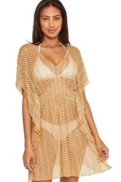 Becca by Rebecca Virtue Tunics-en Metallic Crochet Tunic