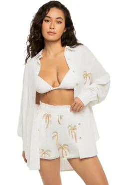 Surf Gypsy Shirt Dresses-Golden Palms Boy Shirt