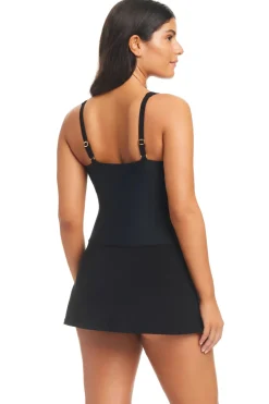 Beyond Control Swimdress / Skirted|One Pieces-Grommet Swimdress