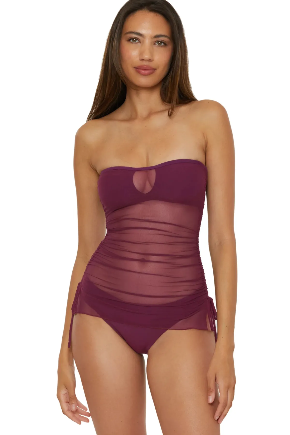 Becca by Rebecca Virtue Bandeau|Tankinis-Hadlee Bandeau Tankini Top