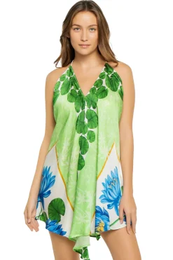 Verandah Sundresses-Halter Mini Dress