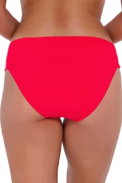 Sunsets High Waist|Bikinis-Hannah Banded High Waist Bikini Bottom
