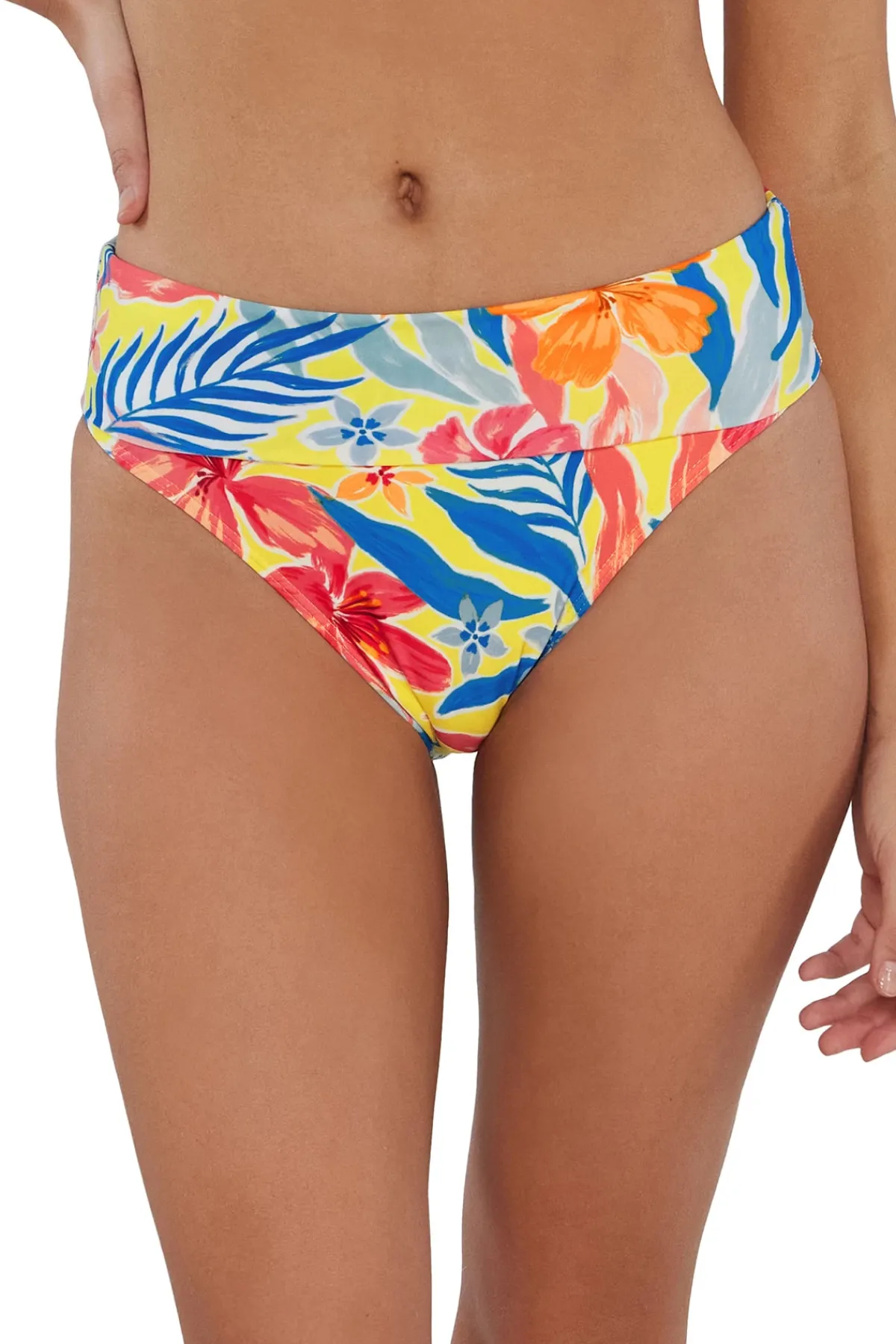 Sunsets High Waist|Bikinis-Hannah High Waist Bikini Bottom