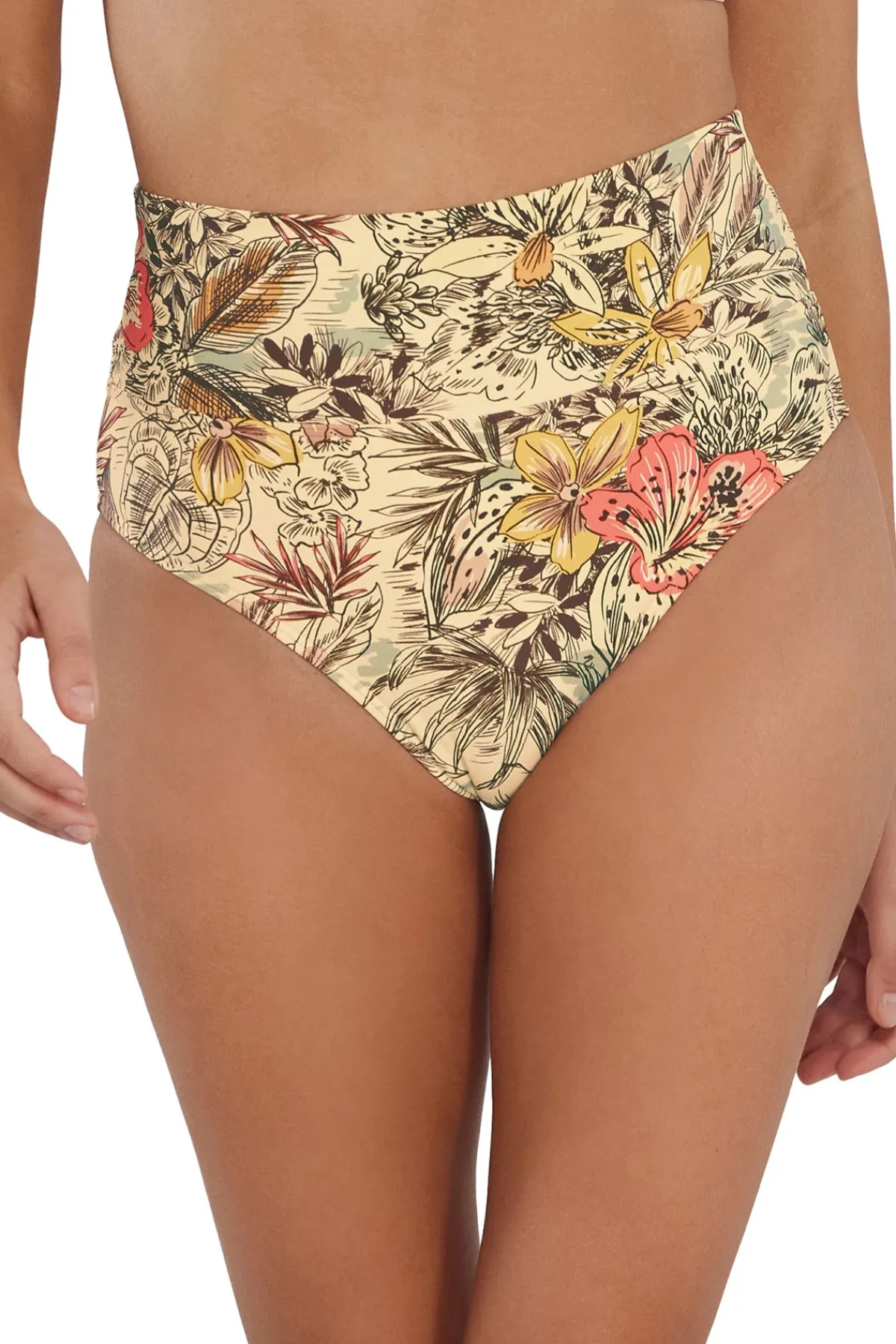 Sunsets High Waist|Bikinis-Hannah High Waist Bikini Bottom