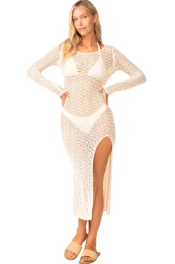 PQ Swim Sundresses-Harley Long Sleeve Midi Dress