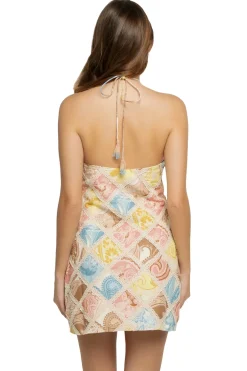 Hemant & Nandita Sundresses-High Neck Mini Dress