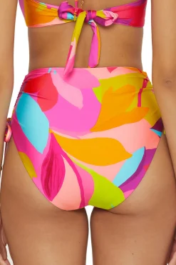 Trina Turk High Waist|Tie Side-High Waist Bikini Bottom