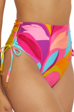 Trina Turk High Waist|Tie Side-High Waist Bikini Bottom