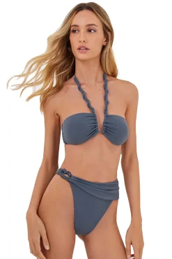 Vix Swimwear Halter|Bikinis-Holly Twist Bandeau Bikini Top