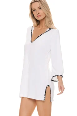 Helen Jon Tunics-Hooded Terry Cover-Up