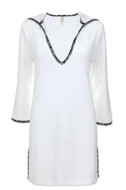 Helen Jon Tunics-Hooded Terry Cover-Up