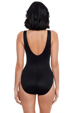 Miraclesuit High Neck|One Pieces-Illusionists Palma Mesh High Neck One Piece Swimsuit