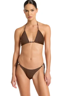 Bond-Eye Triangle|Halter-Ingrid Triangle Bikini Top