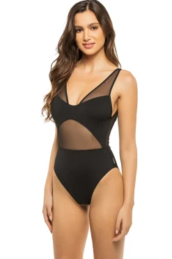 Shan High Leg|Plunge-Intemporal One Piece Swimsuit