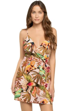 Farm Rio Sundresses-Into The Jungle Mini Dress