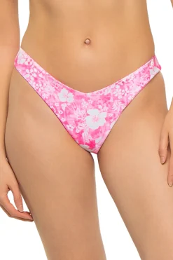 Kulani Kinis High Leg|Brazilian / Cheeky-Island Blush Brazilian Bikini Bottom