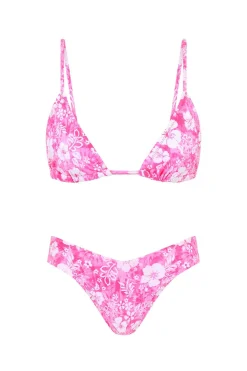Kulani Kinis High Leg|Brazilian / Cheeky-Island Blush Brazilian Bikini Bottom