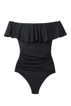 La Blanca Bandeau|One Pieces-Island Goddess Ruffle One Piece