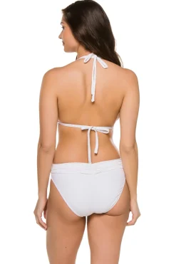 La Blanca Triangle|Halter-Island Goddess Sliding Halter Bikini Top