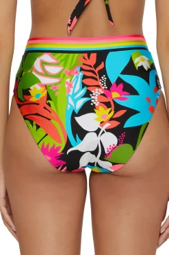 Trina Turk High Leg|High Waist-Islander Reversible High Waist Bikini Bottom