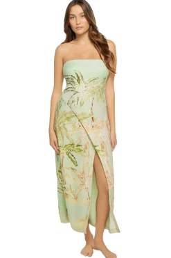Mon Renn Sundresses-Isle Wrap Midi Dress