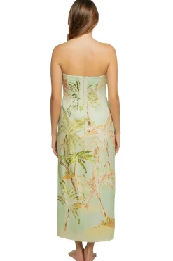 Mon Renn Sundresses-Isle Wrap Midi Dress