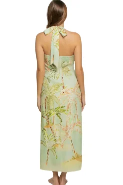Mon Renn Sundresses-Isle Wrap Midi Dress