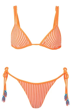 Maaji Triangle|Bikinis-Itza Reversible Sliding Triangle Bikini Top