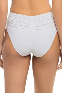 Ramy Brook High Waist|Bikinis-Ivo Ruched Bikini Bottom