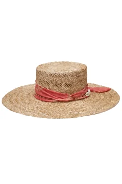 Wyeth Hats Hats-Ivy Straw Boater Hat