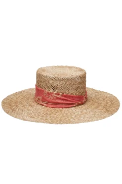 Wyeth Hats Hats-Ivy Straw Boater Hat