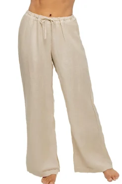 CP Shades Bottoms-Jen Straight Leg Linen Pants