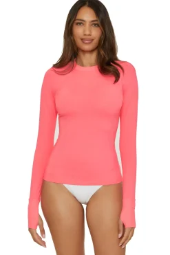 Becca by Rebecca Virtue Rash Guards|Rash Guard-Jenna Long Sleeve Rash Guard