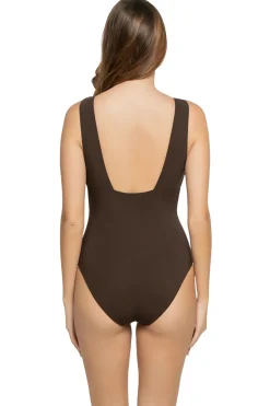 Jets Swimwear Australia Plunge|One Pieces-JetSet Plunge One Piece Swimsuit