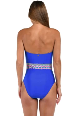 Sunshine 79 Plunge|Bandeau-Jewel Bandeau One Piece Swimsuit