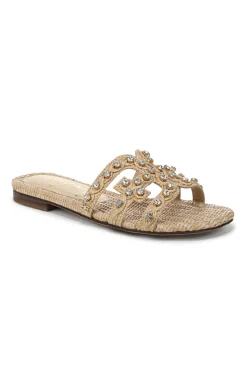 Sam Edelman Footwear-Jewel Raffia Slide