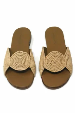 Le M Footwear-Jnane Woven Slides